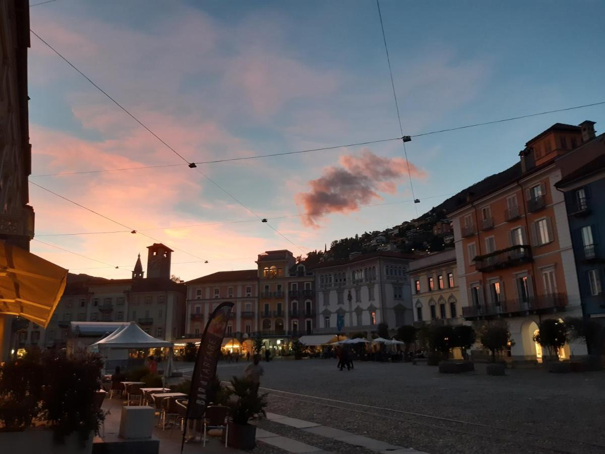 ロカルノPiazza Grande Houseアパートメント エクステリア 写真